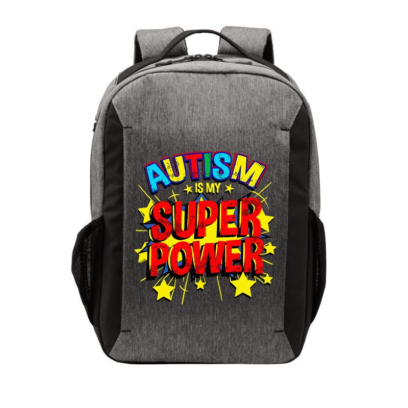 Autism Is My Superpower Autism Awareness Vector Backpack