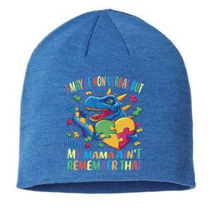 Autism I May Be Non Verbal But My Mama AinT Remember That Gift Sustainable Beanie