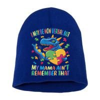 Autism I May Be Non Verbal But My Mama AinT Remember That Gift Short Acrylic Beanie