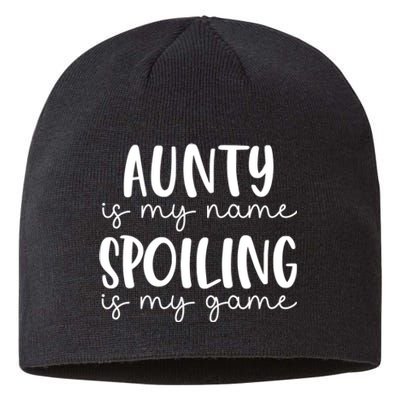 Aunty Is My Name Spoiling Is My Game Sustainable Beanie