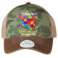 Autism I May Be Non Verbal But My Mama Ain't Remember That Legacy Tie Dye Trucker Hat