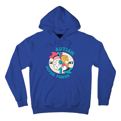 Autism Is My Super Power Awareness Day Month Colorful Puzzle Gift Hoodie