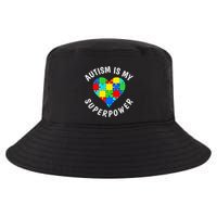 Autism Is My Superpower World Autism Awareness Day 2024 Gift Cool Comfort Performance Bucket Hat