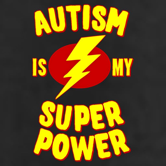 Autism Is My Super Power Cool Gift 7 Panel Mesh Trucker Snapback Hat