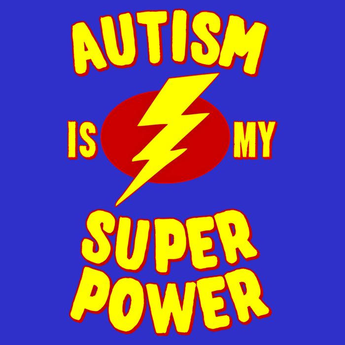 Autism Is My Super Power Cool Gift Zip Tote Bag