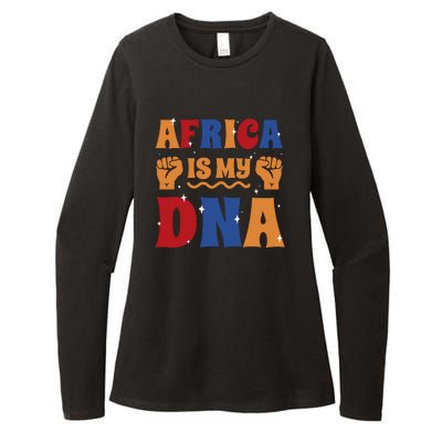 Africa Is My DNA Womens CVC Long Sleeve Shirt