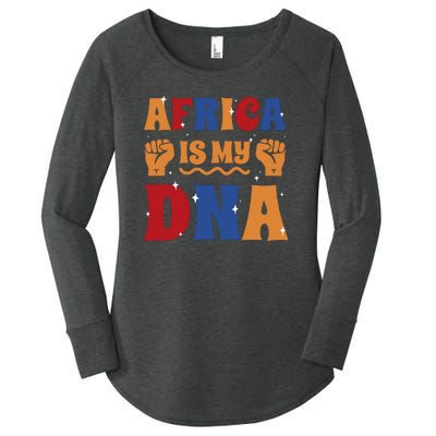 Africa Is My DNA Women's Perfect Tri Tunic Long Sleeve Shirt