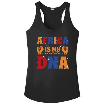 Africa Is My DNA Ladies PosiCharge Competitor Racerback Tank