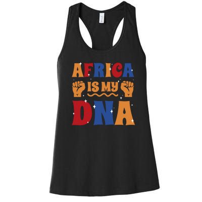 Africa Is My DNA Women's Racerback Tank