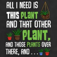 All I Need Is This Plant And That Other Plant Lover Adult Drive Performance Visor