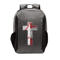 All I Need Is Baseball & Jesus Christian Cross Faith Vector Backpack