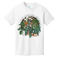 All I Need Is Coffee And Plants Skeletons Coffee Lover Kids T-Shirt