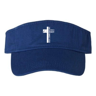 All I Need Is Archery And Jesus Christian Cross Bow Arrow Great Gift Valucap Bio-Washed Visor