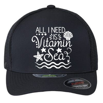 All I Need Is Vitamin Sea Flexfit Unipanel Trucker Cap