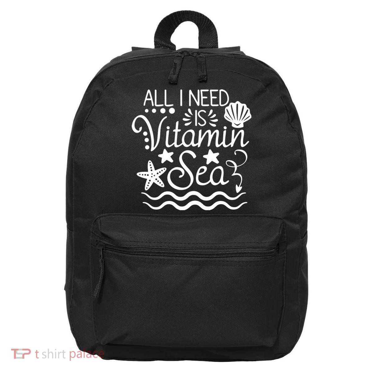 All I Need Is Vitamin Sea 16 in Basic Backpack