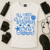All I Need Is Vitamin Sea Cooling Performance Crew T-Shirt