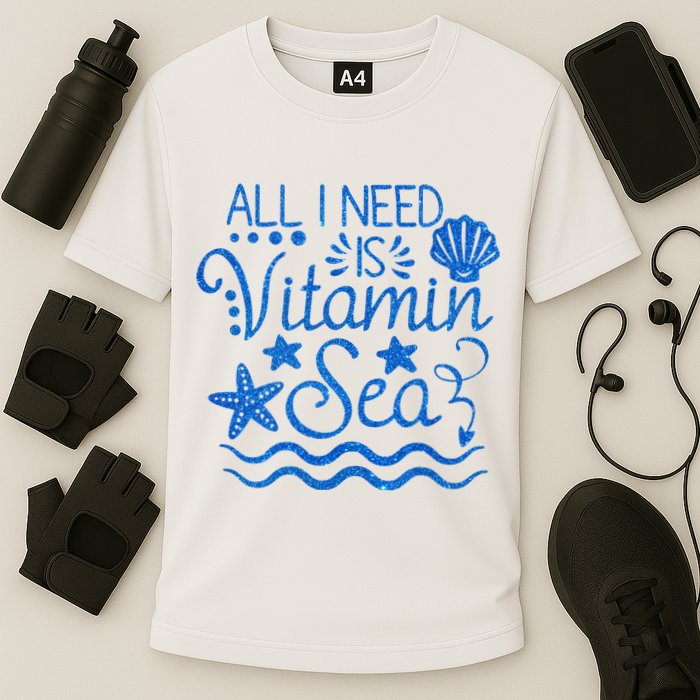 All I Need Is Vitamin Sea Cooling Performance Crew T-Shirt