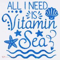 All I Need Is Vitamin Sea Tall T-Shirt