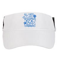 All I Need Is Vitamin Sea Adult Drive Performance Visor