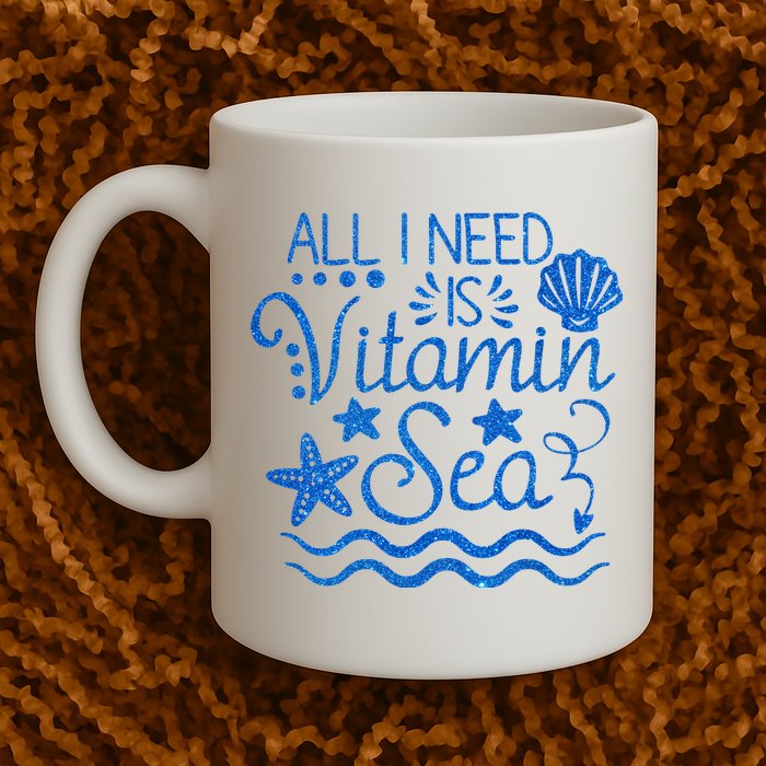All I Need Is Vitamin Sea Mug