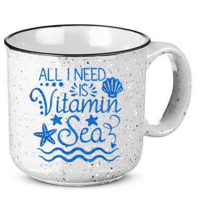 All I Need Is Vitamin Sea 15oz Campfire Ceramic Mug
