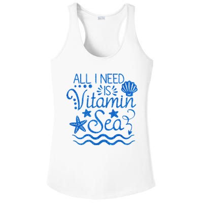 All I Need Is Vitamin Sea Ladies PosiCharge Competitor Racerback Tank