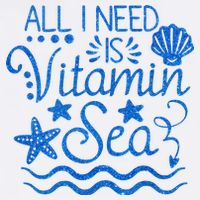 All I Need Is Vitamin Sea Mesh Reversible Basketball Jersey Tank