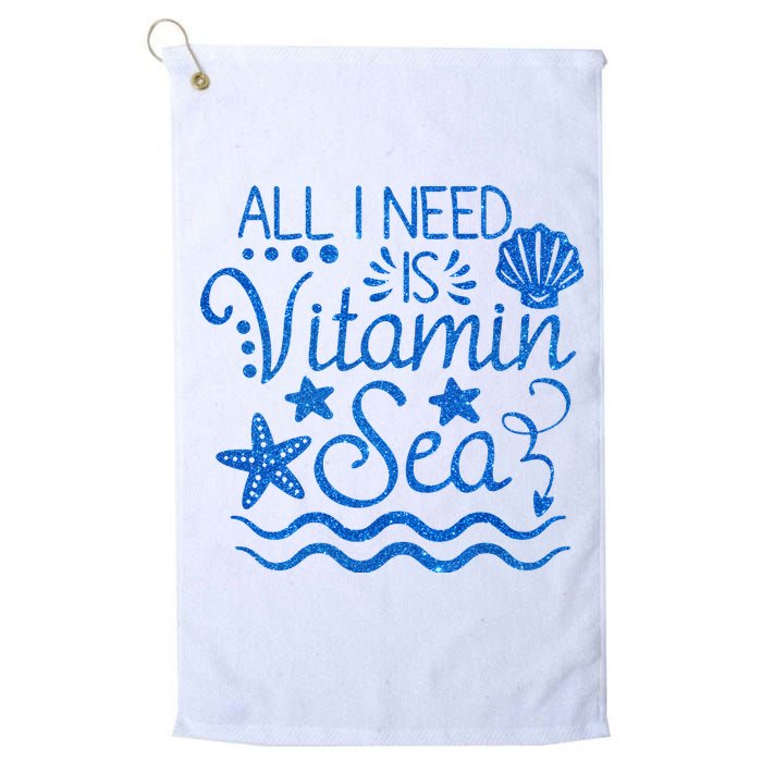 All I Need Is Vitamin Sea Golf Towel