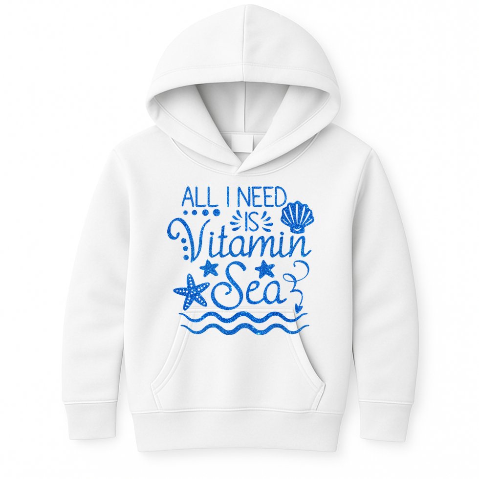 All I Need Is Vitamin Sea Kids Hoodie