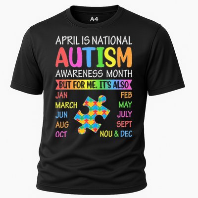 April is National Autism Awareness Month Cooling Performance Crew T-Shirt