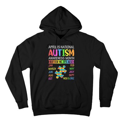 April is National Autism Awareness Month Hoodie