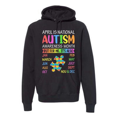 April is National Autism Awareness Month Premium Hoodie