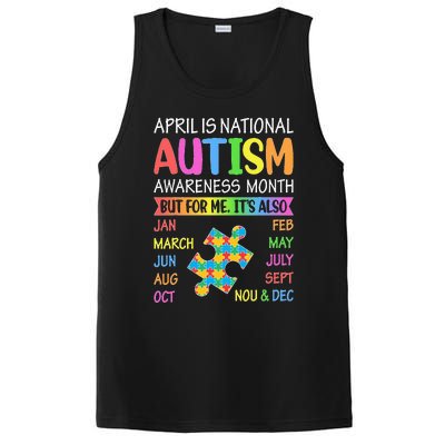 April is National Autism Awareness Month PosiCharge Competitor Tank