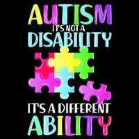 Autism It's Not A Disability It's An Ability Awareness Puzzle Wool Snapback Cap