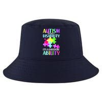 Autism It's Not A Disability It's An Ability Awareness Puzzle Cool Comfort Performance Bucket Hat
