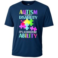 Autism It's Not A Disability It's An Ability Awareness Puzzle Performance Shirt