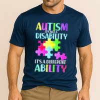 Autism It's Not A Disability It's An Ability Awareness Puzzle Performance Shirt