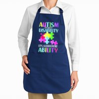 Autism It's Not A Disability It's An Ability Awareness Puzzle Apron