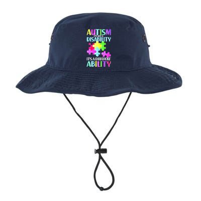 Autism It's Not A Disability It's An Ability Awareness Puzzle Bucket Hat
