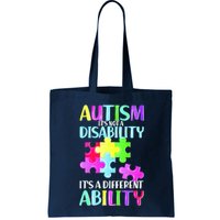 Autism It's Not A Disability It's An Ability Awareness Puzzle Bag