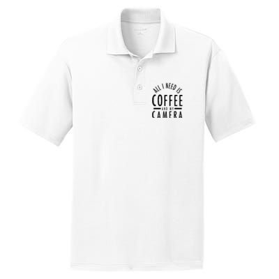 All I Need Is Coffee And My Camera Photography Gift PosiCharge RacerMesh Polo