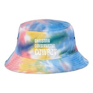 All I Need Is Christian Conservative Cowboy Tie Dye Newport Bucket Hat