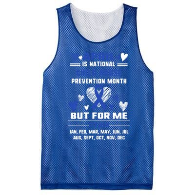 April Is National Abuse Prevention Month Awareness Blu Gift Mesh Reversible Basketball Jersey Tank