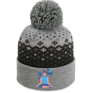 All I Need And You Need Is Love Yoga And A Dog Gift The Baniff Cuffed Pom Beanie