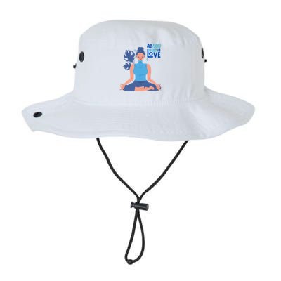 All I Need And You Need Is Love Yoga And A Dog Gift Legacy Cool Fit Booney Bucket Hat