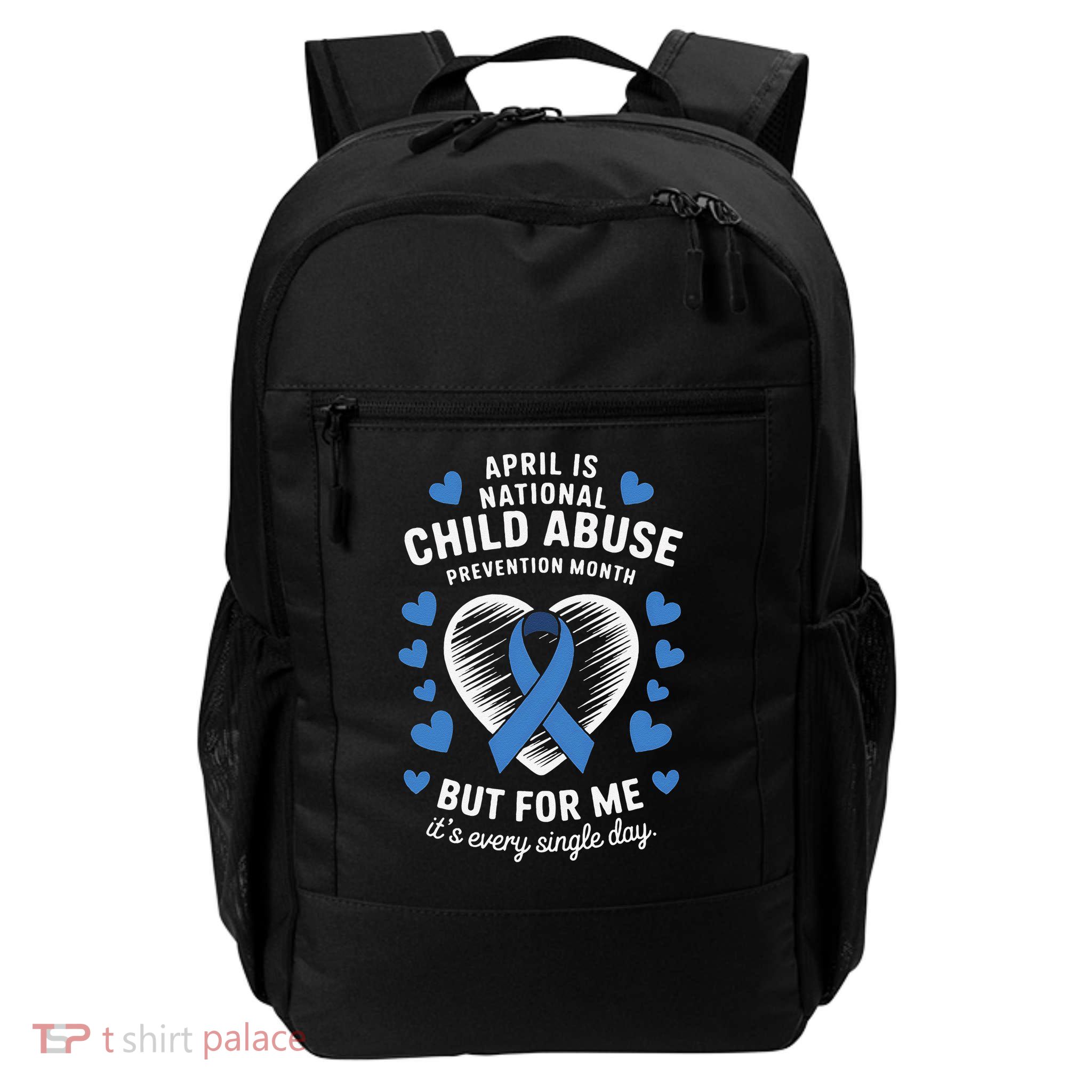 April is National Child Abuse Prevention Month Awareness Daily Commute Backpack