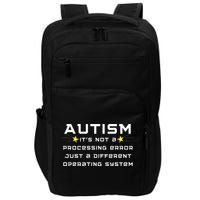 Autism It's not a processing error Impact Tech Backpack