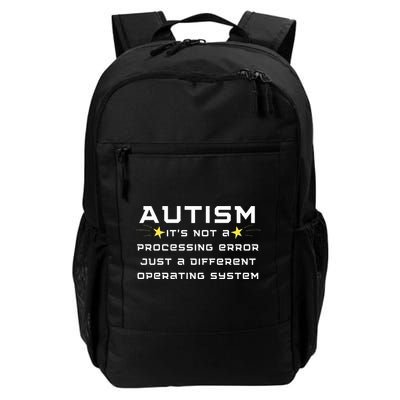 Autism It's not a processing error Daily Commute Backpack
