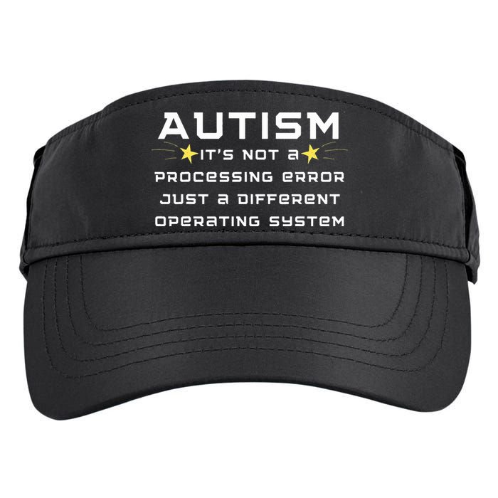 Autism It's not a processing error Adult Drive Performance Visor