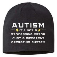 Autism It's not a processing error Sustainable Beanie